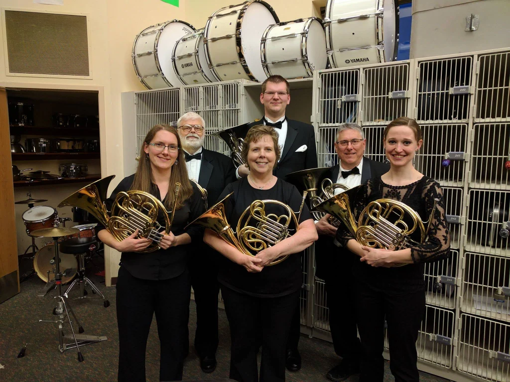 May 2017, French horn section